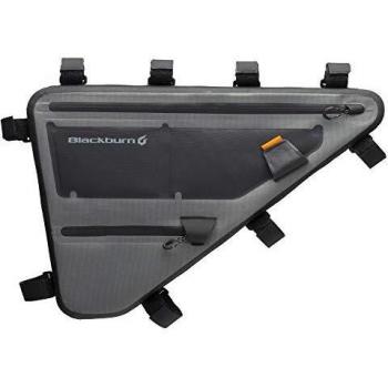 Bolsas de cuadro Blackburn Outpost Elite 3.65L, impermeable y resistente en negro y gris