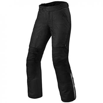 REV'IT! Pantalones Textiles de Moto para Mujer Outback 4 H2O Cortos Negros (Talla 42)