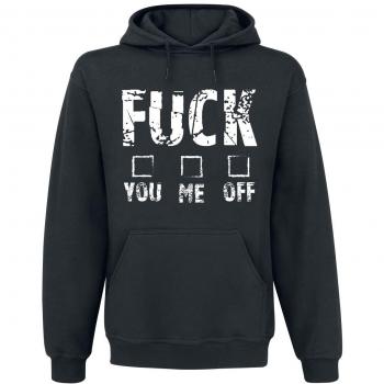You Me Off Sudadera con capucha Negro 3XL