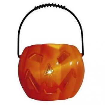 Calabaza con luz y sonido para decoración de fiestas Rubies S7185 Accesorios para disfraces