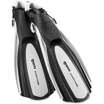 Mares Avanti Pure Aletas de Buceo, Unisex, Negro, Talla Media/Grande