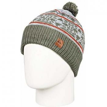Quiksilver Nash-Gorro con Pompón para Hombre, Light Grey Heather, 1SZ