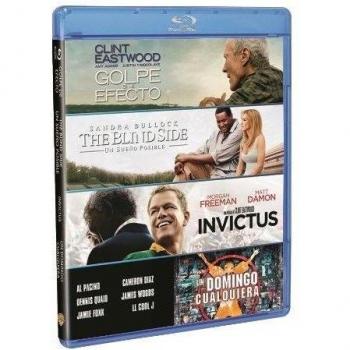 Pack: Golpe De Efecto + The Blind Side + Un Domingo Cualquiera + Invictus [Blu-ray]
