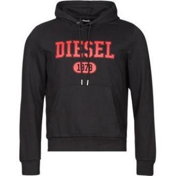 Diesel Men's Regular Fit Hoodie - Deep Black - Size L