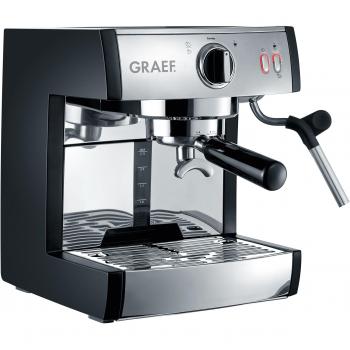 Graef ES702EU01 Siebträger-máquina de café Express, Rostfreier Stahl,