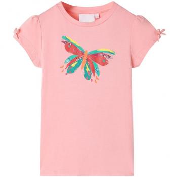 Camiseta infantil rosa 140