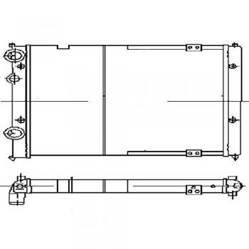 Radiador de refrigeración del motor MAHLE ORIGINAL CR 409 000S