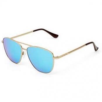 Hawkers Karat Gold Clear Blue Sunglasses Size 57