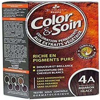 Les 3 Chênes Color & Soin Woman Hair Dye - Glossy Brown: 4A