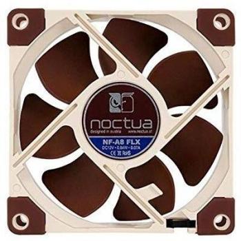 Noctua NF-A8 FLX, Premium Quality Quiet 80mm Computer Case Fan, 3-Pin