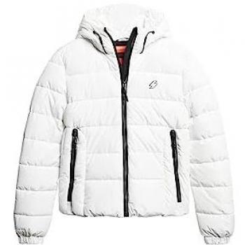Chaqueta Puffer Spirit Sports Optic Blanco Mujer Superdry