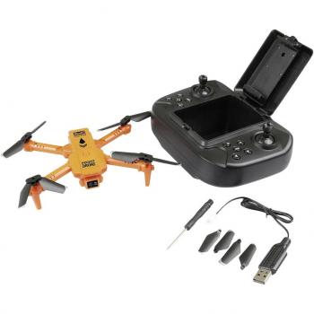 Drone de Bolsillo Revell Control Quadricóptero Plegable con Cámara 720p, Tres Velocidades y Función Flip