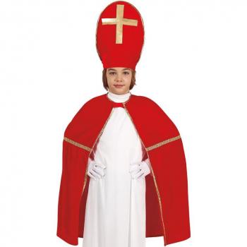 Capa y Gorro San Nicolás Infantil