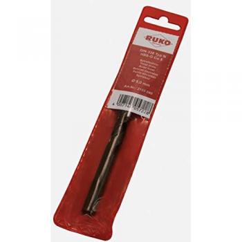Broca helicoidal DIN 338 tipo N HSS-G vaporizada negra - Pack de 2 (Ø 1 mm) en bolsa de plástico