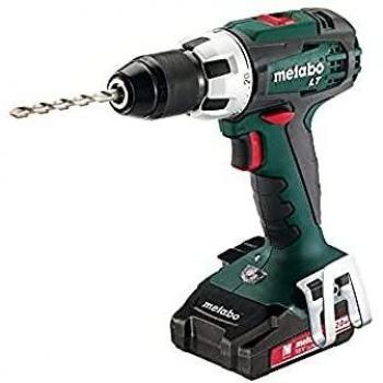 METABO 602102530 - Taladro atornillador a bateria 18V / 2x 2,0 Ah Li-Ion BS 18 LT Compact con maletín