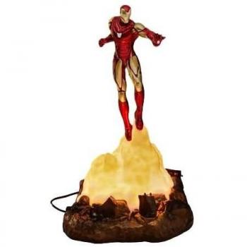Lámpara Diorama Iron Man Volando Marvel 31 cms