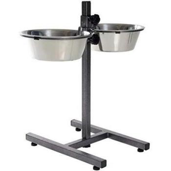 Barra 2 comed, 2.8 l, ø24cm, pie en H, 50cm, Gris