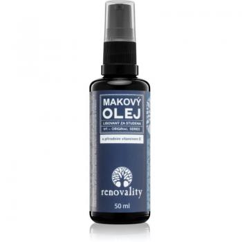 Renovality Original Series Poppy Seed Facial Oil with Natural Vitamin E for All Skin Types 50 ml