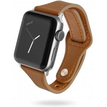 Correa Unotec Cuero Marrón para Apple Watch 38/40mm