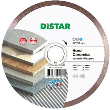Disco Diamantado Distar Hard Ceramics 200mm - Corte Preciso y Rápido para Cerámica y Porcelánico, Alto Rendimiento y Durabilidad