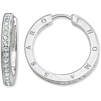 THOMAS SABO Glam & Soul Hoop Earrings - Women's Hinged Hoop Earrings CR528-051-14