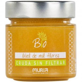 Miel cruda de flores Muria 320g - Producto natural y ecológico sin filtrar