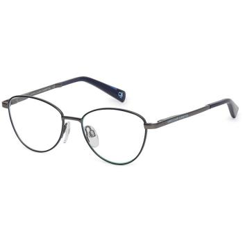 United Colors of Benetton 4001 639 Men's Eyeglasses Blue Size 45 - Blue Light Block Available