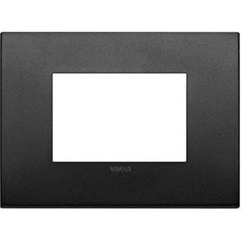 Placa Vimar Classic 3M Grafito Mate 19653.01