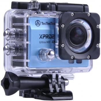[NEW] TecTecTec XPRO2 Videocámara deportiva 4K Ultra HD WiFi con carcasa sumergible - Azul