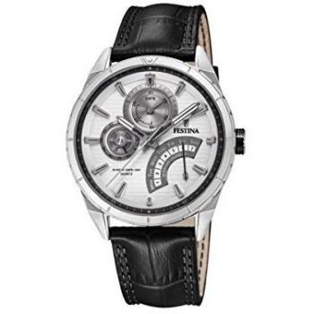 Festina Reloj Analógico para Hombre de Cuarzo con Correa en Cuero F16986/1