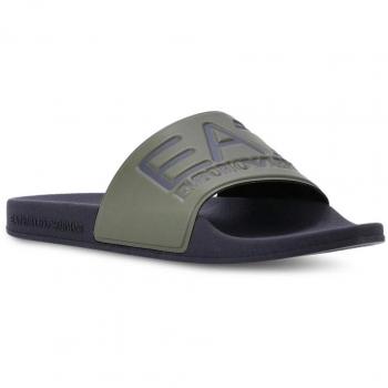 Chanclas Verdes Armani EA7 - Maxilogo 40