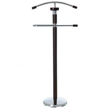 PAME 84315 - Galán de metal y madera, 112 x 47 x 23 cm, color wengue