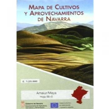 Mapa de cultivos y aprovechamientos de Navarra. Hoja 66-III. Amaiur/Maya