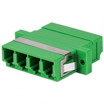 Intellinet 760591 Adaptador de Fibra óptica LC/APC Verde - Adaptadores de Fibra óptica