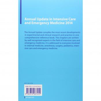 Springer 2014 Annual Update in Intensive Care and Emergency Medicine