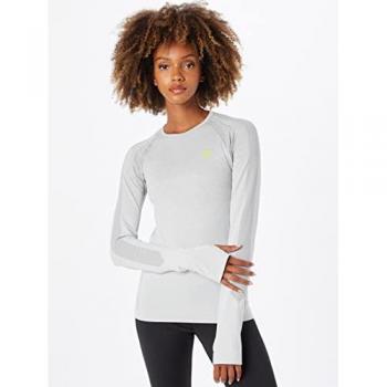 Camiseta de Manga Larga Hummel Training Seamless para Mujer en Color Gris