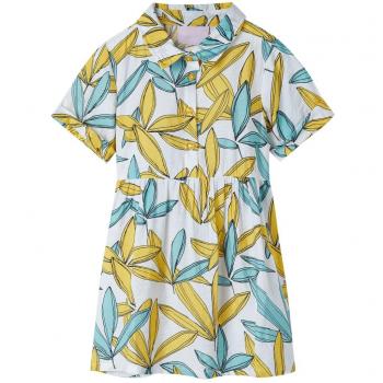 Vestido infantil color crudo 140