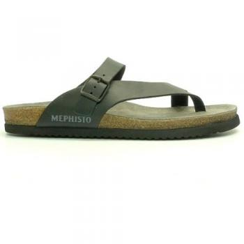 Mephisto - Sandalias de vestir para hombre negro Size: 47