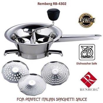 Renberg Q1335 - Pasapurés, 20 cm, acero inoxidable