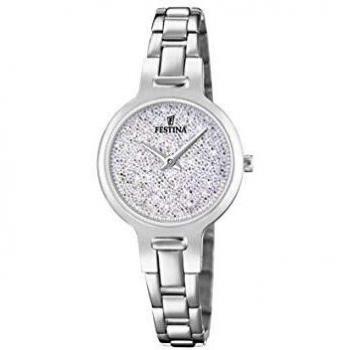 Festina Reloj Analógico para Mujer de Cuarzo con Correa en Acero Inoxidable F20379/1