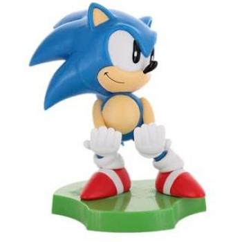 Mini Cable Guy Sliding Sonic - Soporte para teléfonos inteligentes y auriculares, diseño de Sonic the Hedgehog, soporte/stand coleccionable para dispositivos pequeños (iPhone, Samsung, auriculares)