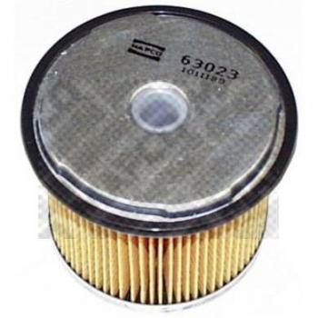 Filtro de Combustible MAPCO para FIAT, HYUNDAI y PEUGEOT - Diesel, Modelos 63023, 1606451188, 190633, 190634