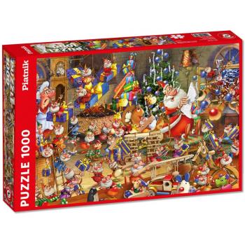 Puzzle Navideño Caos de Navidad - 1000 Piezas - François Ruyer - Multicolor