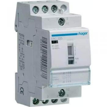 Hager ERC325 Modular Manual Control Contactor 25A 3P 230V AC