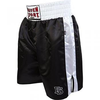 Paffen Sport Pro Boxeo corto, hombre, color negro/blanco, tamaño medium