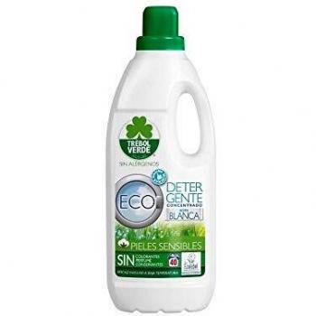 Trebol Verde Detergente Concentrado Ropa Blanca 40 Lavados 2000 ml