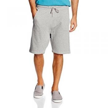 TOM TAILOR Denim Overdyed Sweatshorts, Pantalones Cortos de Deporte para Hombre, Gris