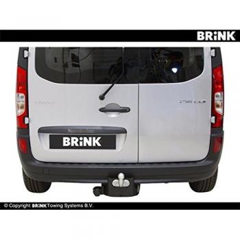 Enganche de remolque desmontable Brink 566200, compatible con vehículos específicos, capacidad de carga máxima de hasta 2,500 kg, incluye kit de instalación y cableado eléctrico, sistema de seguridad anti-robo, fabricado en acero