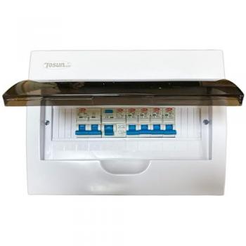 Cuadro Eléctrico Empotrable de 12 Módulos con 5 Interruptores Magnetotérmicos y 1 Interruptor Diferencial Equipado