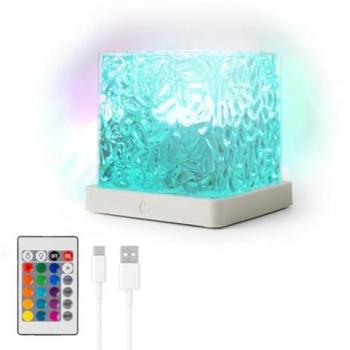 Proyector LED de Auroras Boreales Recargable Boralamp con 16 Colores, 7 Intensidades y Mando a Distancia